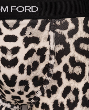 Tom Ford Бежеві труси-боксери в леопардовий принт T4LC31720