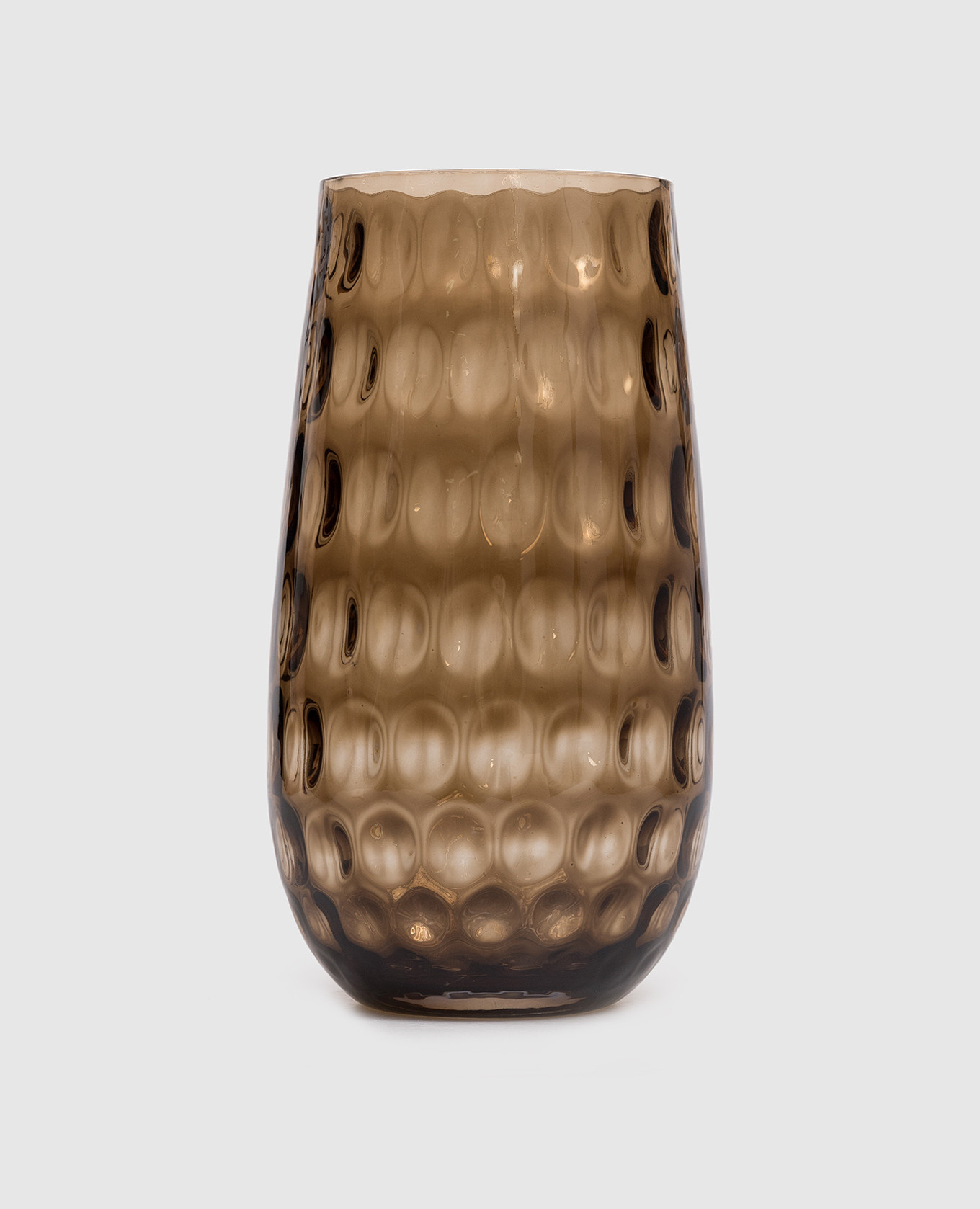 Коричневая ваза BUBBLES 30 см