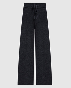 Max Mara Weekend Серые штаны ZINCO из шерсти и кашемира WKDZINCO