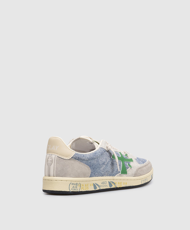 Premiata Блакитні замшеві кросівки BSKT CLAY BSKTCLAY зображення 3