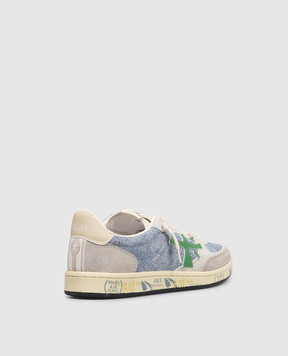 Premiata Голубые замшевые кроссовки BSKT CLAY BSKTCLAY