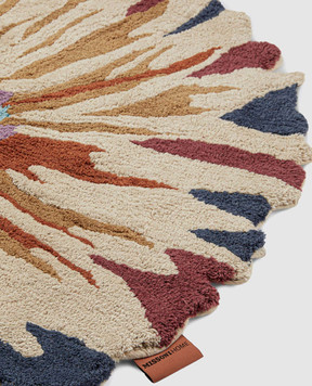 Missoni Home Бежевий килимок для ванної кімнати Blandine у формі квітки 1B3SP99863