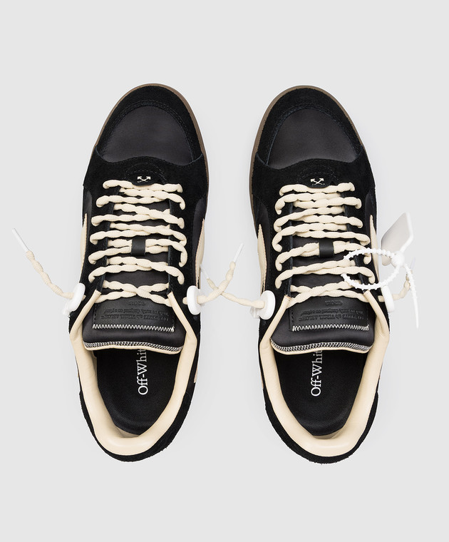Off-White Чорні комбіновані кросівки End Of Play OMIA2ALS26FAB002 зображення 4