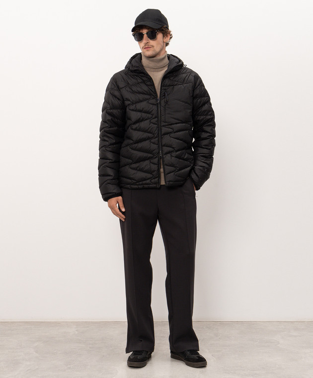 Moncler Черная пуховая куртка Tidone L20911A00087597SN изображение 2
