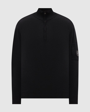 C.P. Company Черный джемпер с шерстью MKN070A005528A