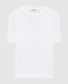 Herno Біла футболка з логотипом JG000223D52056