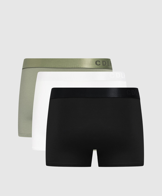 CDLP Набір трусів боксерів-транків з візерунком логотипа в тон MUW001011623 зображення 2