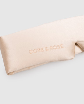 Dore & Rose Детская бежевая маска для сна из шелка DEEPSLEEPMASKKIDS