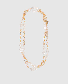 Dolman Bijoux Золотистий ланцюжок з намистинами 75173