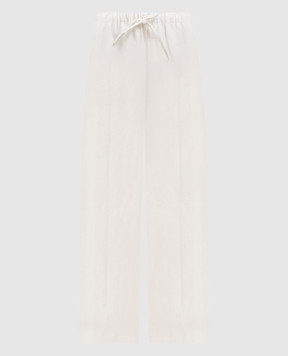 Faithfull Білі штани Jones з льону FFC13WHT