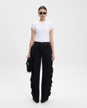 Alexander Wang Белая футболка с логотипом 1CC1261209