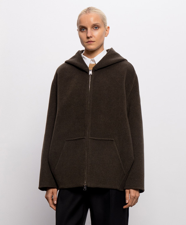 Khaite Куртка Dolem из шерсти цвета хаки 6243547 изображение 3