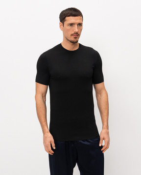 Zimmerli Чорна футболка Pureness 700134186