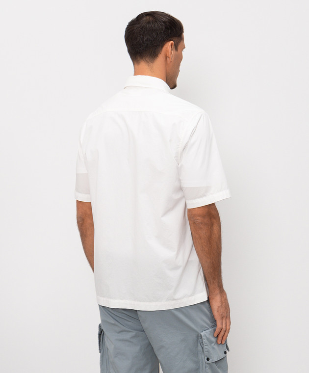 C.P. Company Белая рубашка с короткими рукавами MSH231A005328G изображение 4