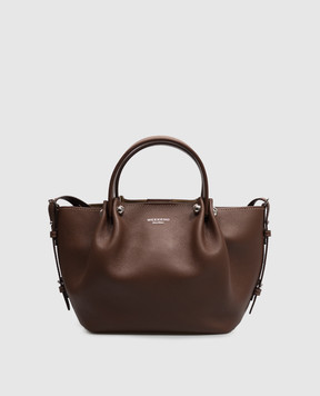 Max Mara Weekend Коричневая кожаная сумка-тоут ADRITTO WKADRITTO