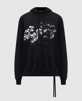 Ann Demeulemeester Черные худи Bardi Comfort B0013817FA185