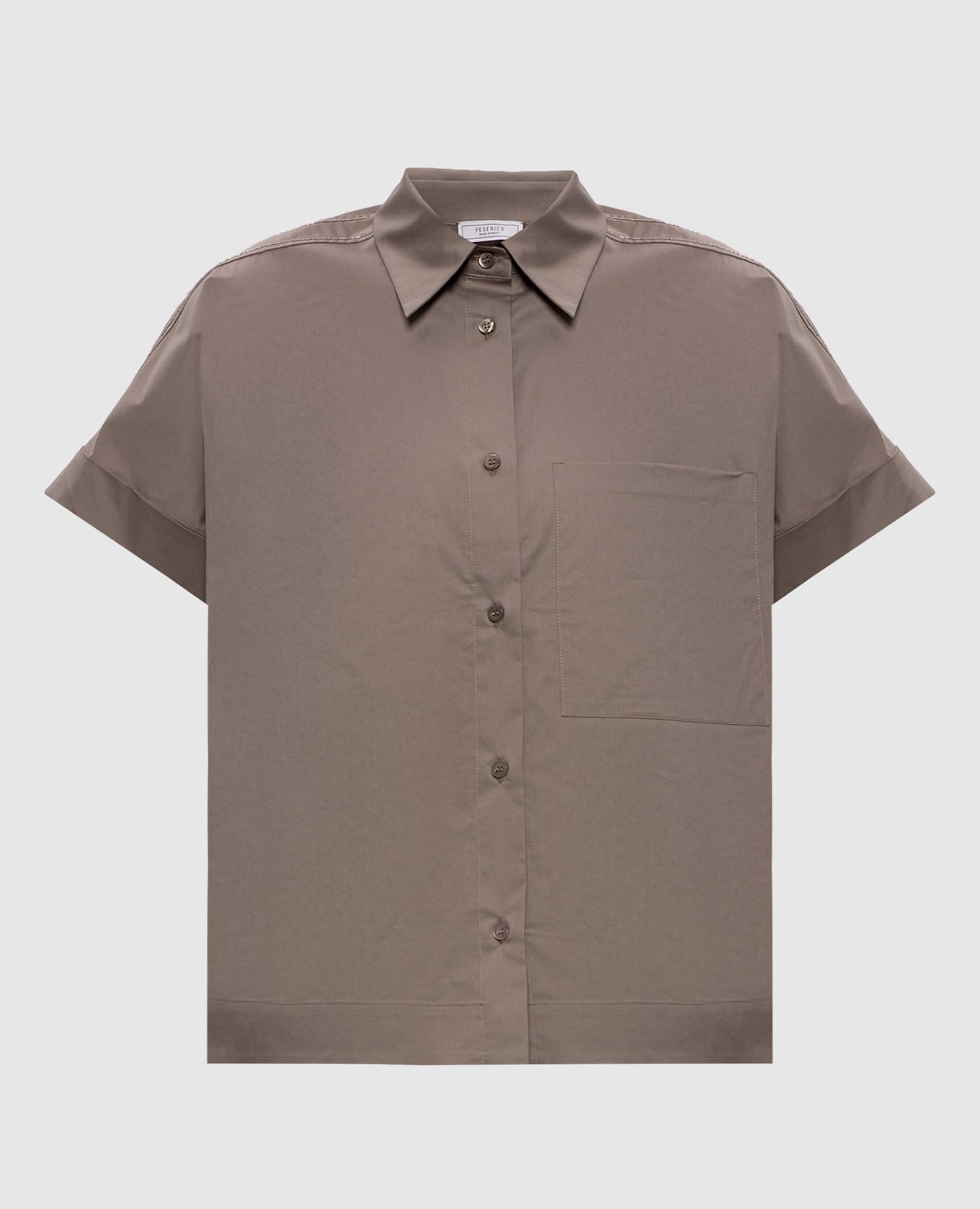 Коричневая рубашка