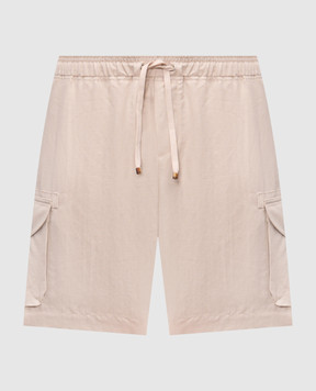Brunello Cucinelli Бежеві шорти-карго MH255U0025