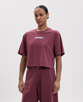 Off-White Рожева футболка Romage 2FA00431T