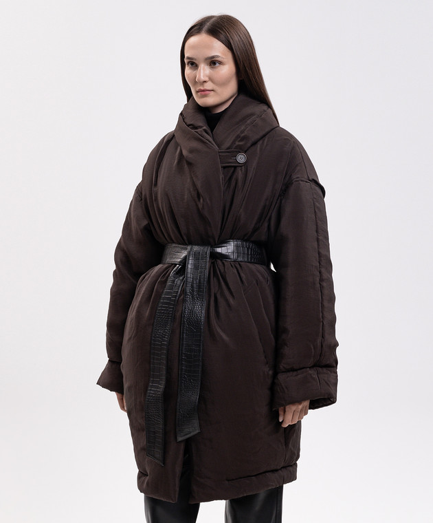 Magda Butrym Коричнева куртка COAT06180926 зображення 3