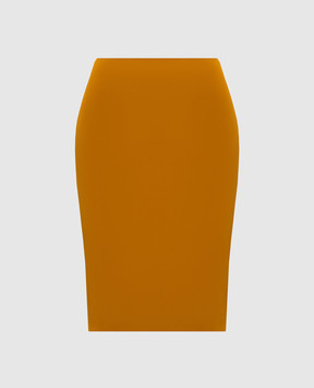 Saint Laurent Помаранчева спідниця-олівець Cassandre 852654Y5J19
