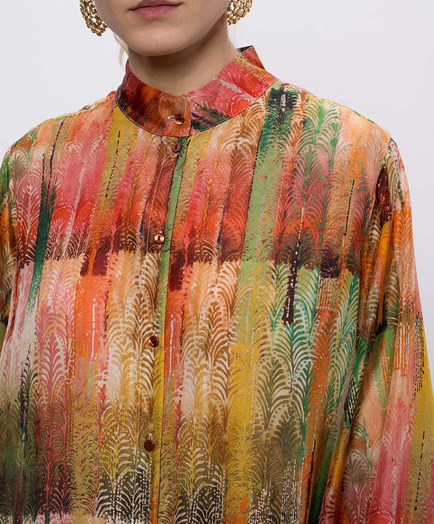 Momoni Блуза Franklin із шовку MOSH04002MO зображення 5