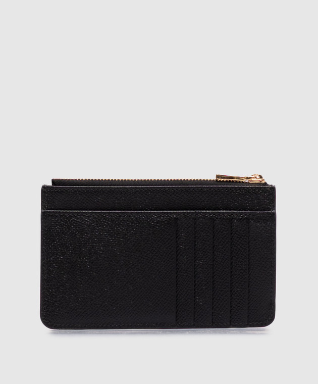 Dolce&Gabbana Черный кожаный картхолдер Dauphine BI1261A1001 изображение 2