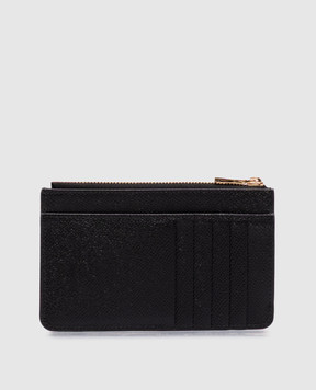 Dolce&Gabbana Черный кожаный картхолдер Dauphine BI1261A1001