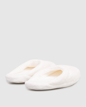 Hamam Білі махрові домашні капці PERA PERASLIPPERSFORHIM