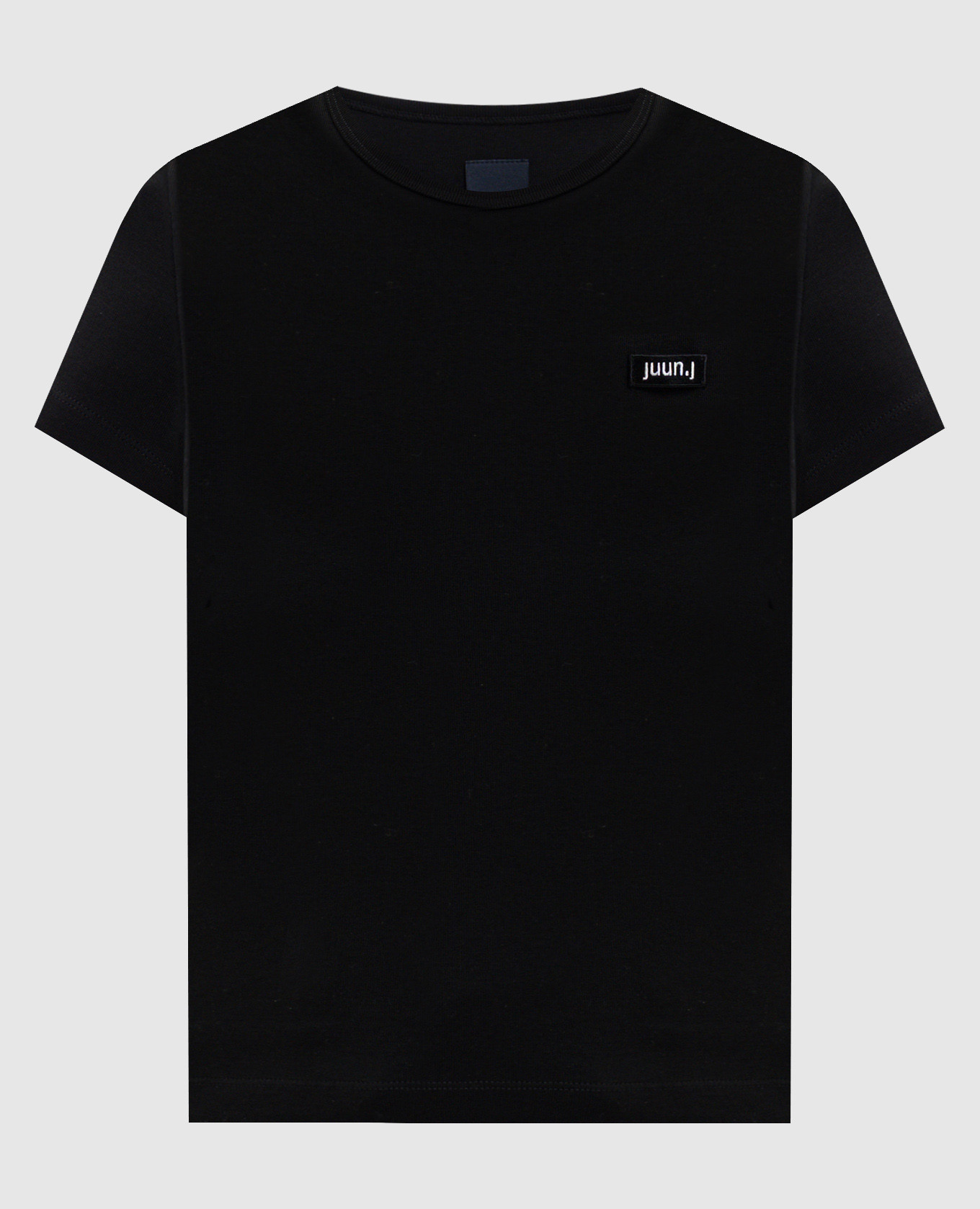 

Черная футболка с нашивкой логотипа, Черный, Футболки