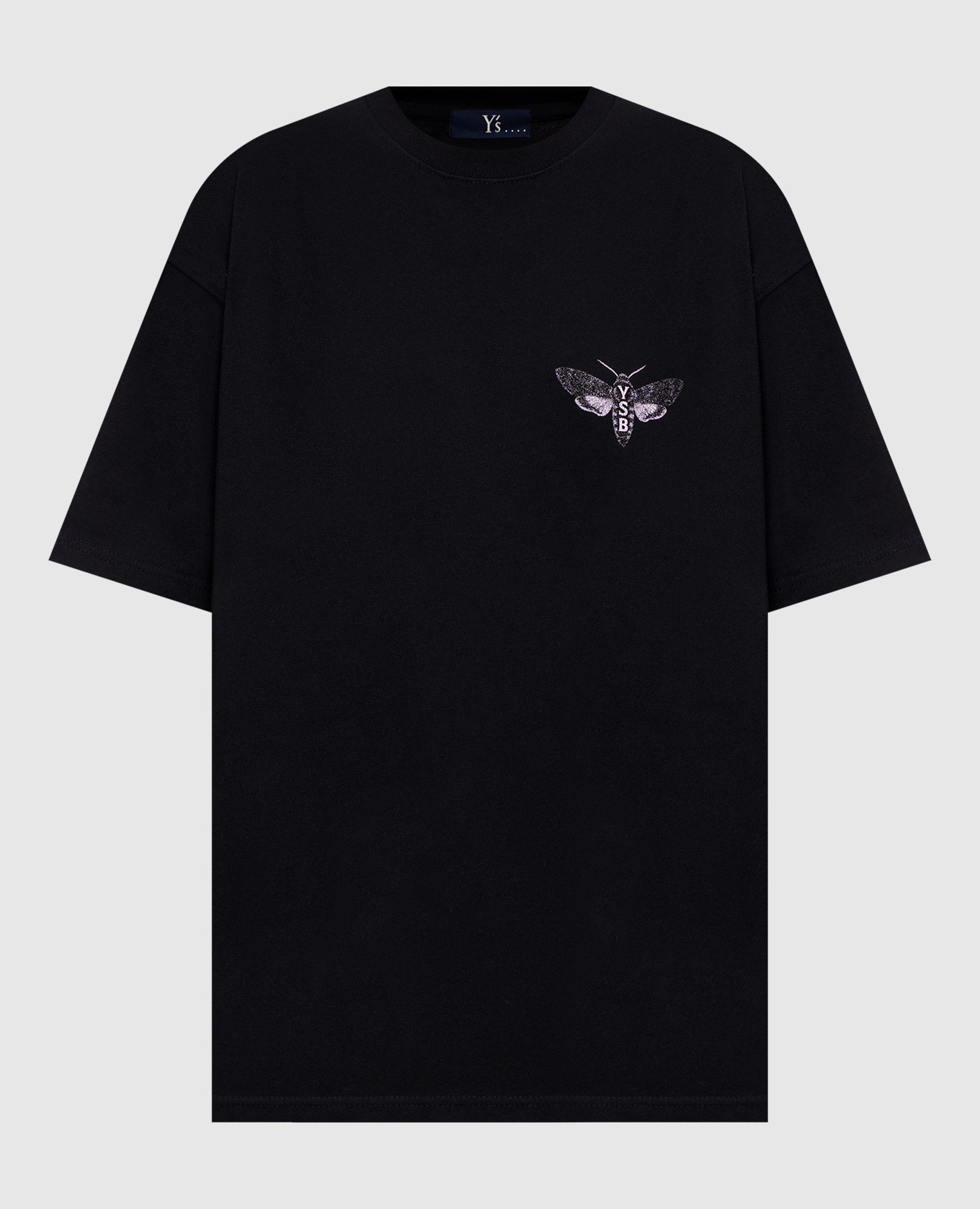 Черная футболка Moth