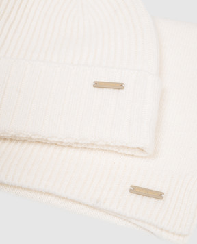Woolrich Набір з білої шапки і шарфа з вовною CFWWAC2029FRUF0659