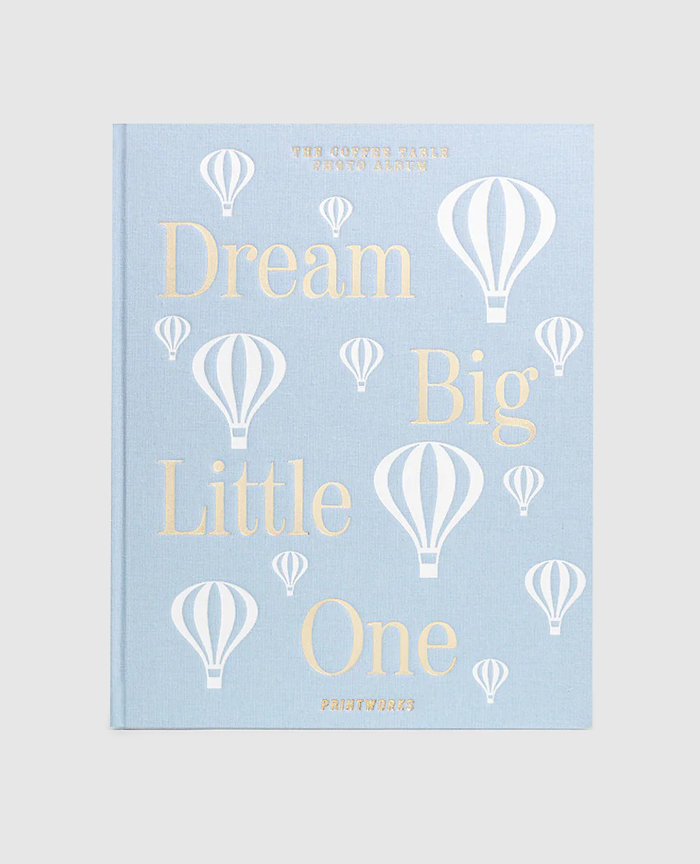 

Голубой детский фотоальбом DREAM BIG little ONE, Белый, Подарочные наборы