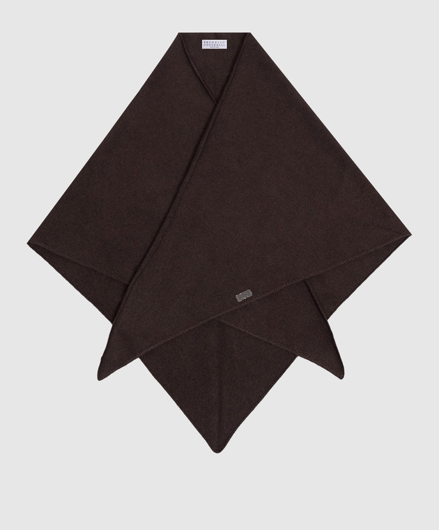 Brunello Cucinelli Коричневий бактус з кашеміру M12201889