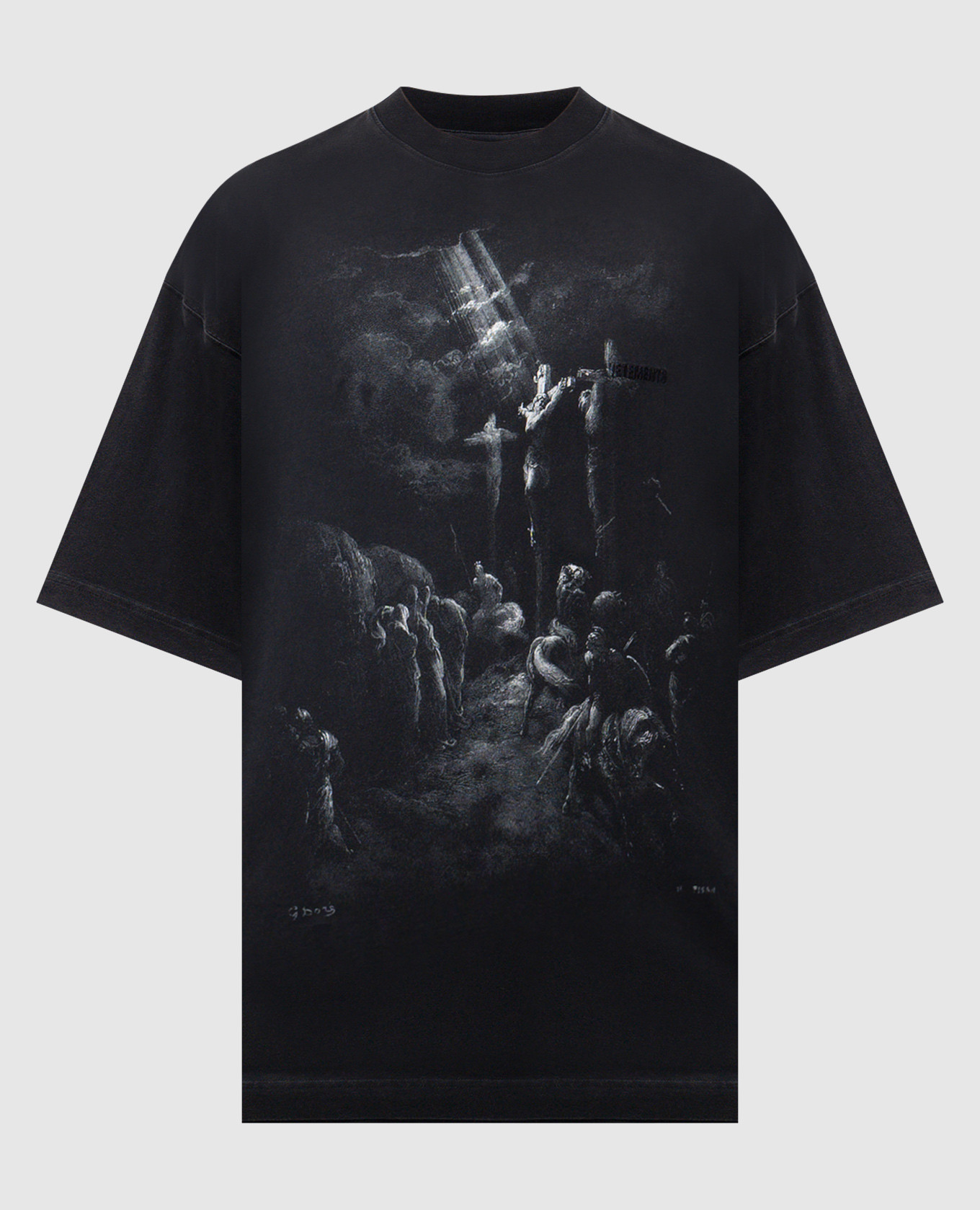 

Черная футболка Jesus On A Cross, Черный, Футболки