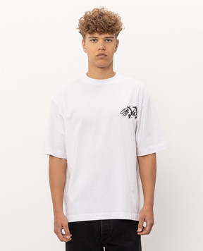 Off-White Біла футболка Stroke 2 Arrow 44MAA120F26J00H