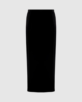Thierry Mugler Чорна велюрова спідниця 26W1JU06005026