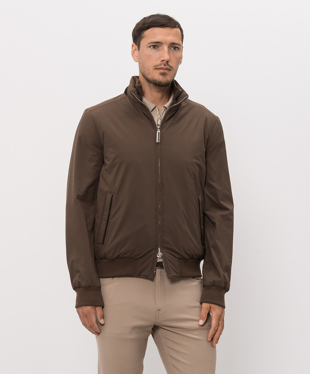 Stefano Ricci Коричневая куртка MDJ6300250519V изображение 3