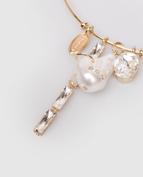 Twinset Золотисте кольє з підвісками 261TA4050