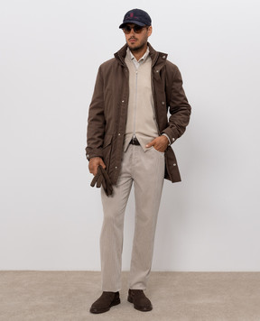 Brunello Cucinelli Кардиган бежевого кольору M2200106
