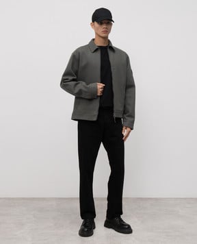 Stone Island Серая куртка с шерстью K2S151200027S0F18