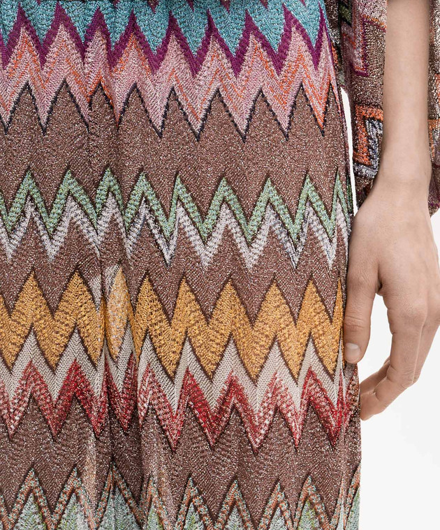 Missoni Штани в брендовий візерунок з люрексом MC25SI01BR014K зображення 5