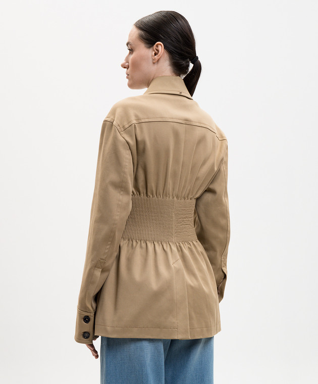 Max Mara Sportmax Коричневая куртка GIALLO SPXGIALLO изображение 4