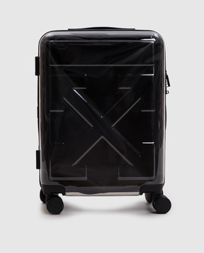 Off-White Прозора валіза з емблемою Arrow OWZH001C99PLA001m