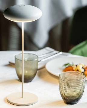 Broggi 1818 Біла світлодіодна настільна лампа Nuvola 4110117001