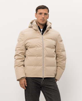 Brunello Cucinelli Пуховик бежевого кольору MV4061836