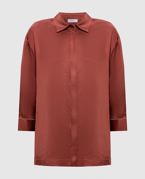 Peserico Красная блуза с цепочкой мониль A0640106638