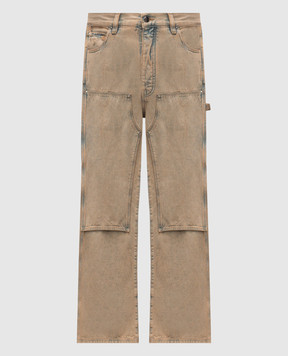 AMIRI Бежевые джинсы Carpenter AMBMJE1052