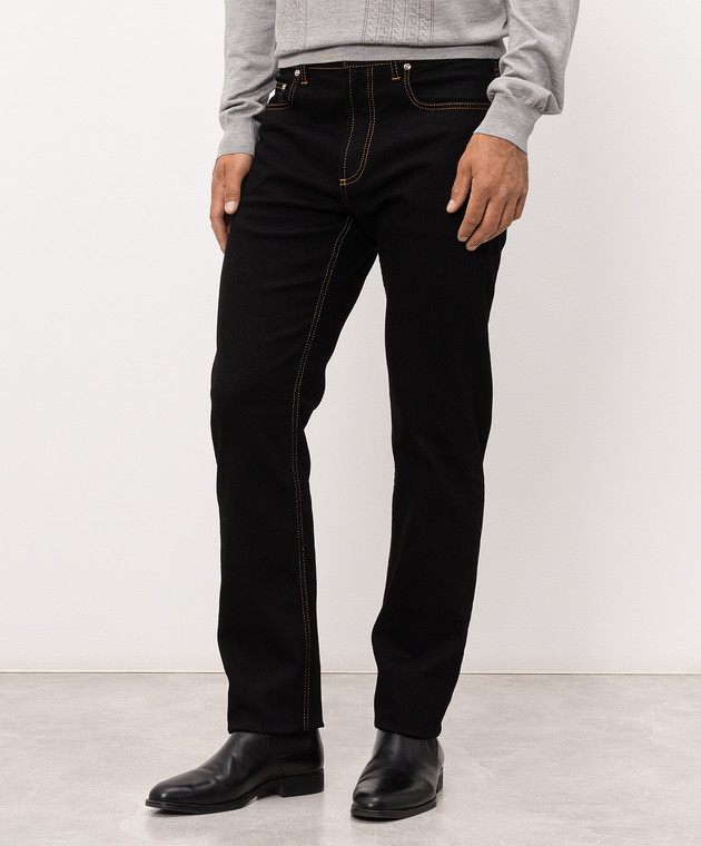 Versace Черные джинсы 10243631A18626 изображение 3