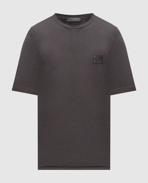 Stone Island Сіра футболка з нашивкою логотипа K2S152100034S0F11